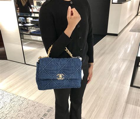 chanel 2019 handbags|Chanel 19 handbag denim.